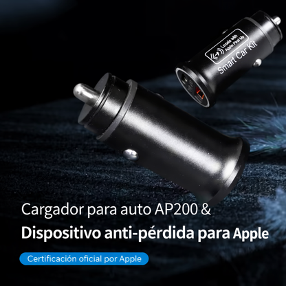 Dispositivo 2 en 1: Anti-perdida de Auto y Doble Cargador