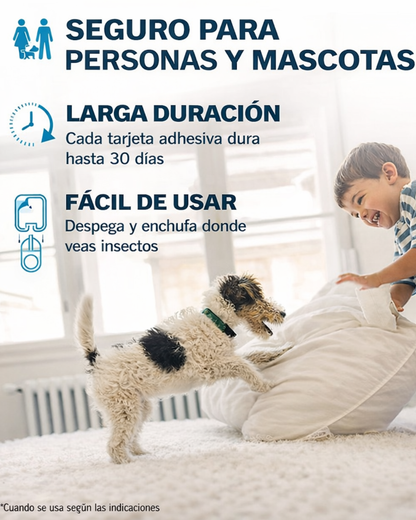 Lampara Antimosquitos Trampa para Moscas Enchufable para Interiores