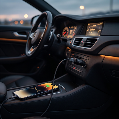 Dispositivo 2 en 1: Anti-perdida de Auto y Doble Cargador