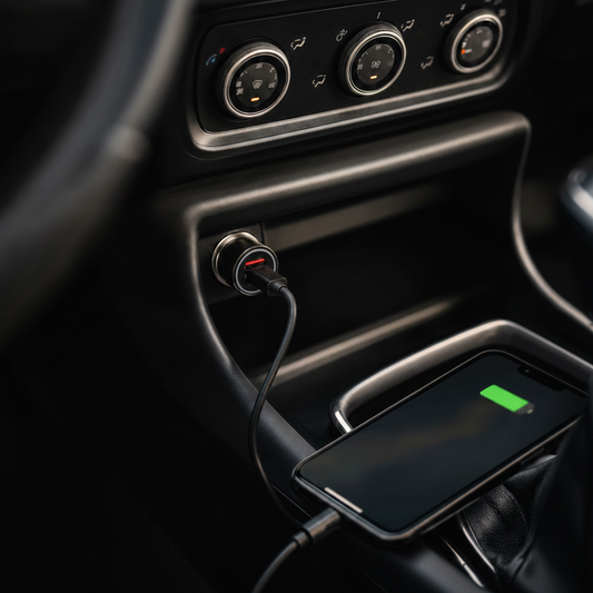 Dispositivo 2 en 1: Anti-perdida de Auto y Doble Cargador